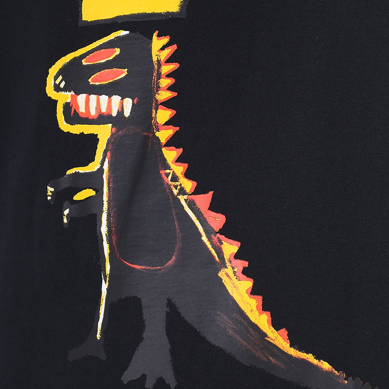 мужская черная футболка Converse Basquiat Graphic Tee 10023144001 - цена, описание, фото 2